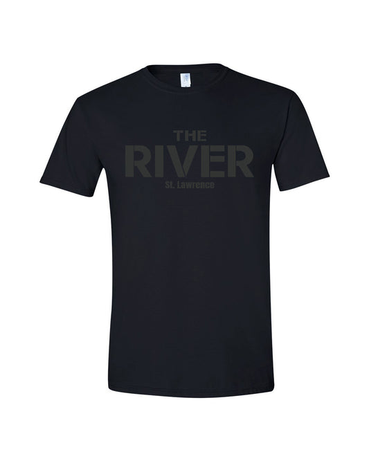 The River Black on Black Tee