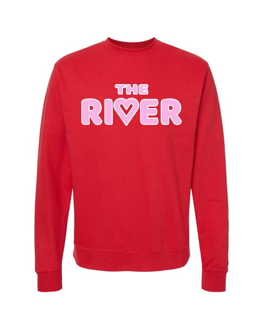 River Love Crew- Red & Pink